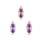 Buddha | 14k gold | Mishka 2 | Amethyst