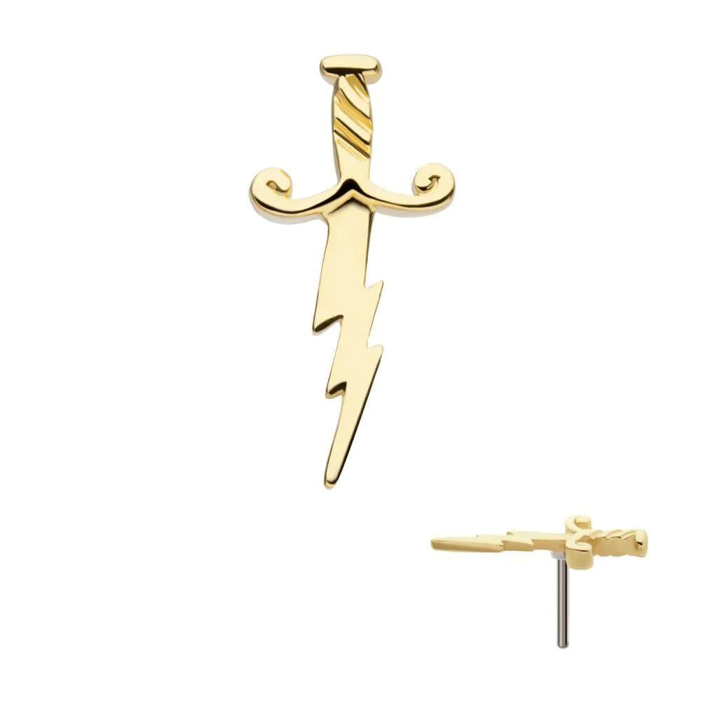 Invictus | 14k gold | Lightning Dagger