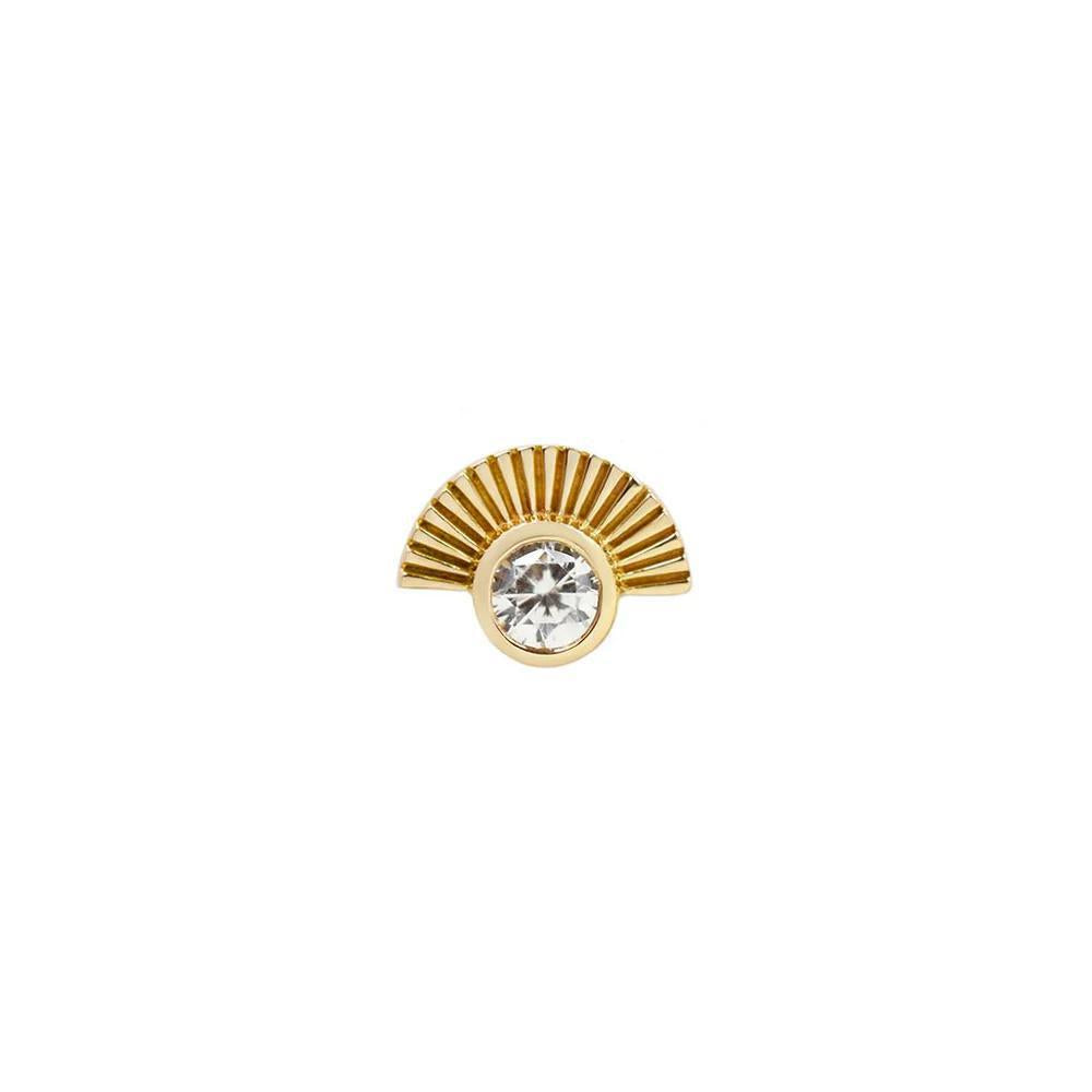 Buddha | 14k gold | Kahlo | White Diamond