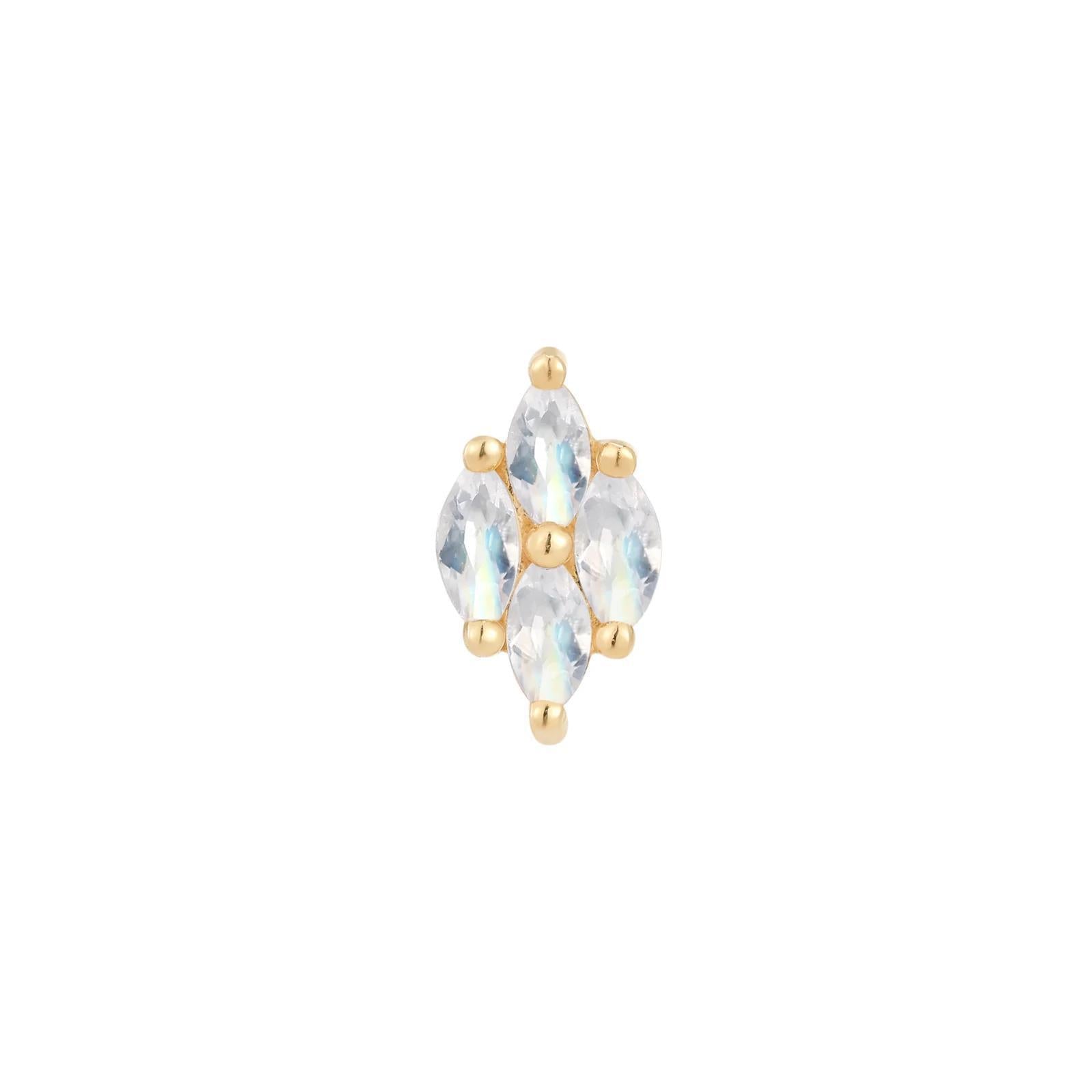 Buddha | 14k gold | Dream On | Rainbow Moonstone