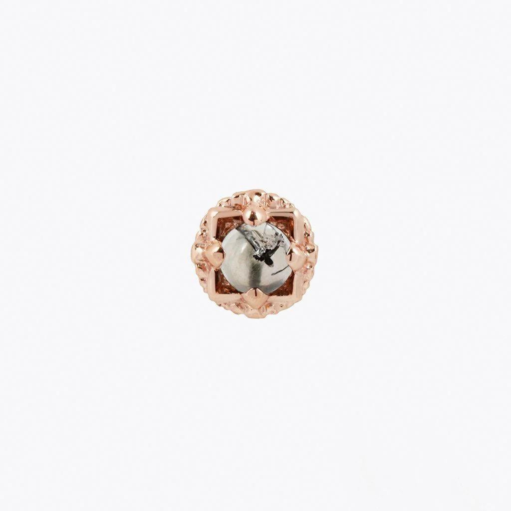 Tether | 14k gold | Omega 24 | Tourmalated Quartz