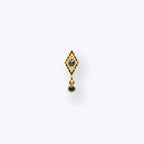 Tether | 14k gold | Dyna Drop | Black Diamond