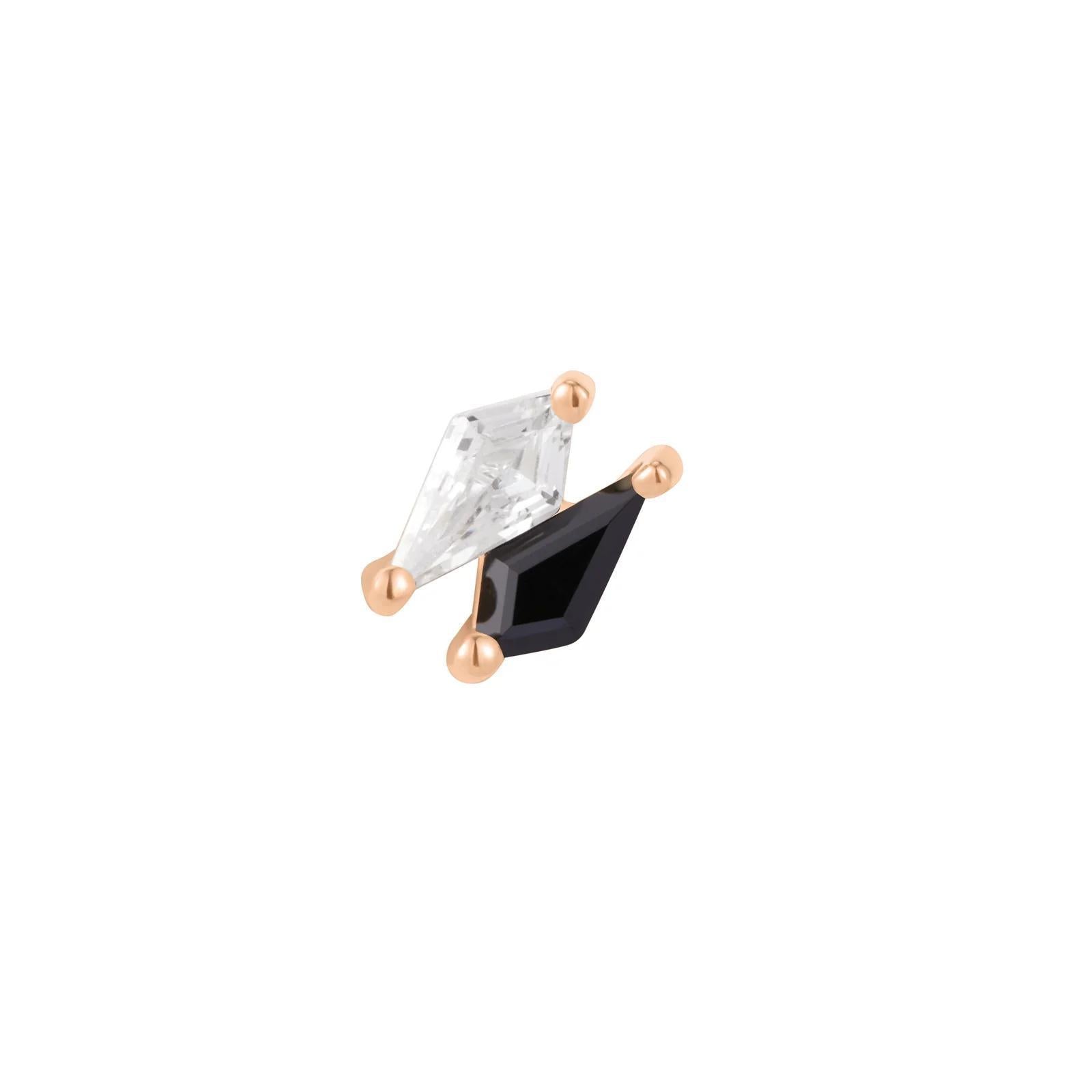 Buddha | 14k gold | Align | Black Spinel + CZ