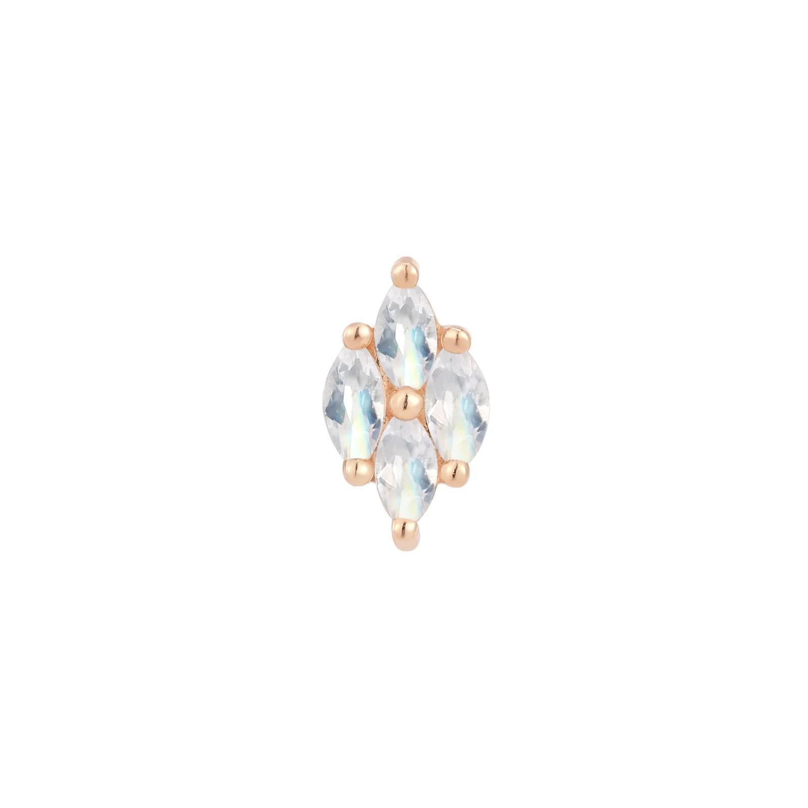 Buddha | 14k gold | Dream On | Rainbow Moonstone