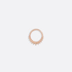 Tether | 14k gold | Petite Pyramid Seam Ring