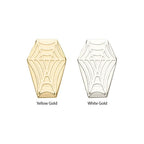 Invictus | 14k gold | Webbed Coffin