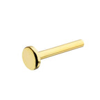 Invictus | 14k gold | Internally Threaded Labret Base