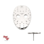 Invictus | 14k gold | Friday The 13th | Jason Mask Threadless End