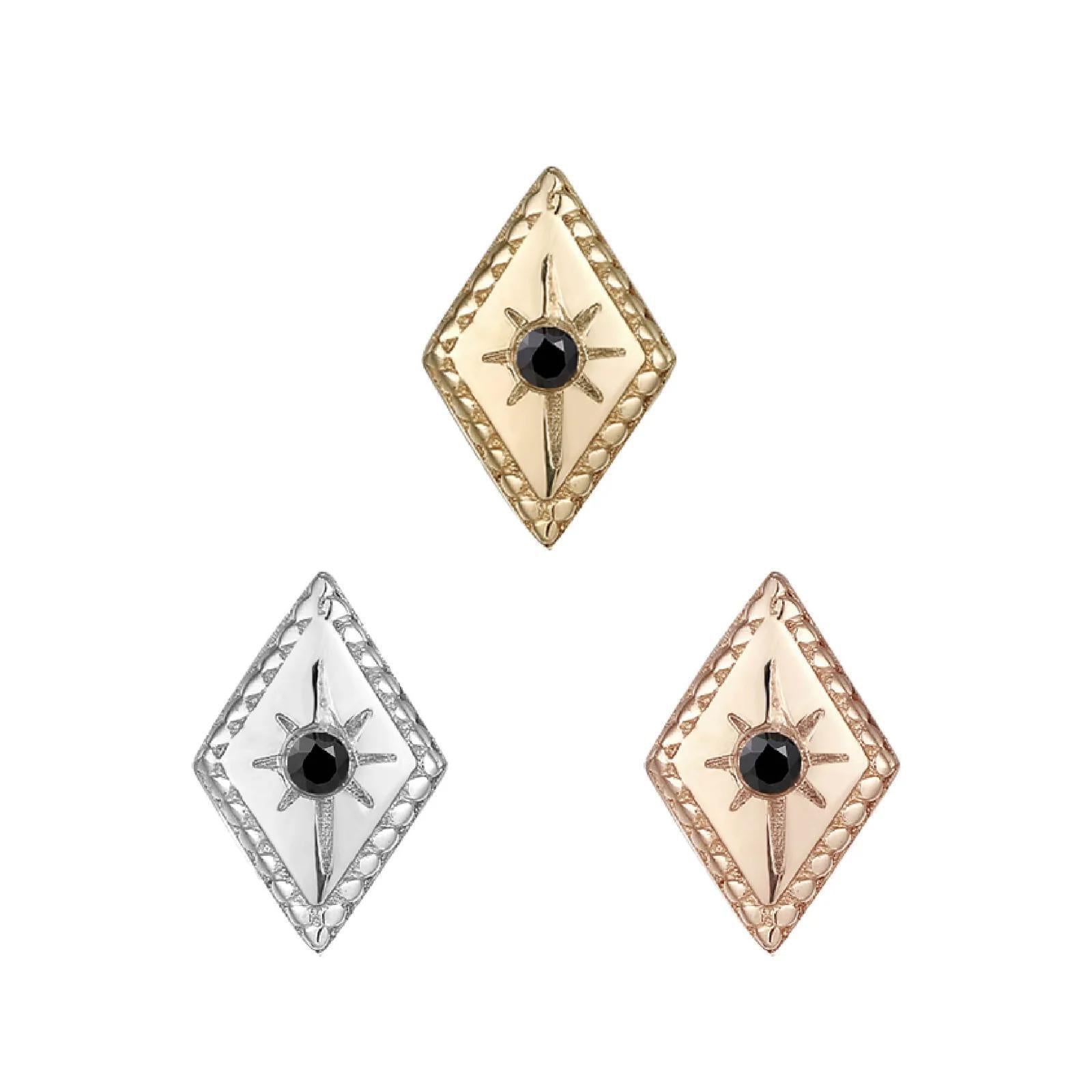 Buddha | 14k gold | Etoile | Black Diamond
