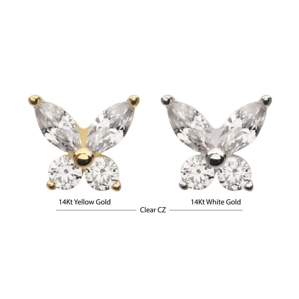Invictus | 14k gold | Marquise Butterfly | CZ