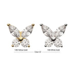 Invictus | 14k gold | Marquise Butterfly | CZ