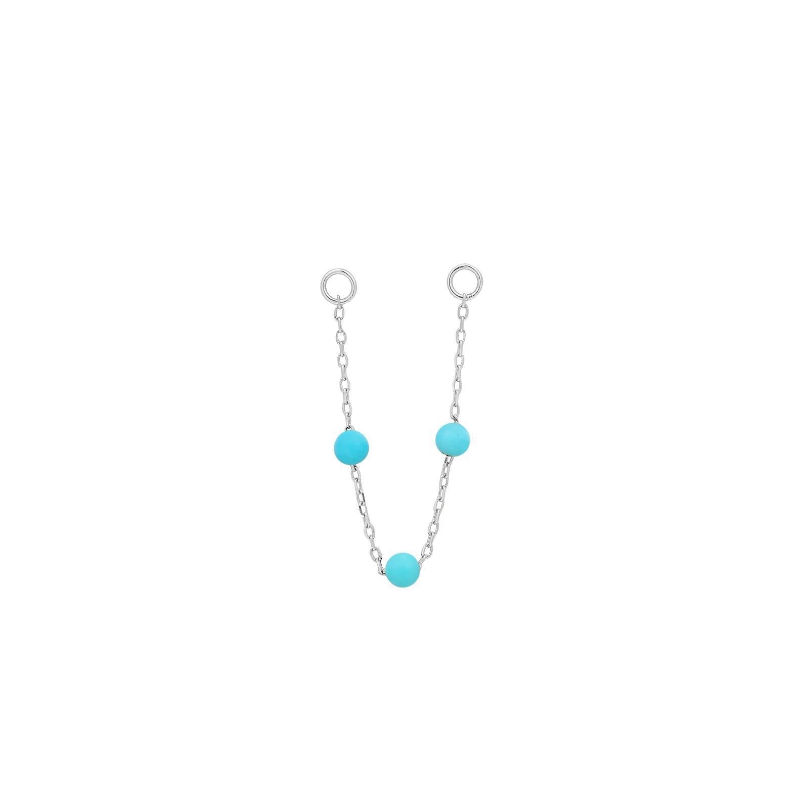 Buddha | 14k gold | 3 Bead Chain | Turquoise