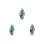 Buddha | 14k gold | Zuri | Sky Blue Topaz