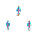 Buddha | 14K gold | Zuri | Mercury Mist Topaz