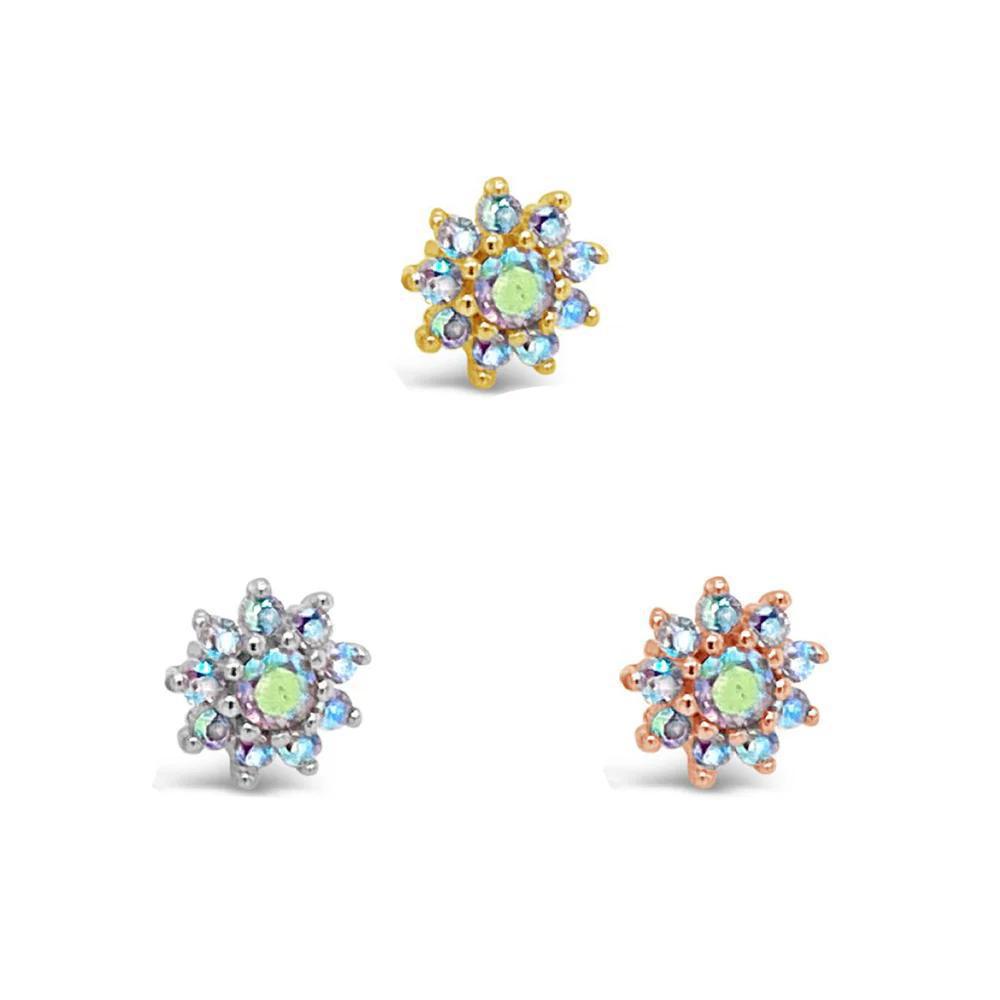 Buddha | 14k gold | Eloise | Mercury Mist Topaz