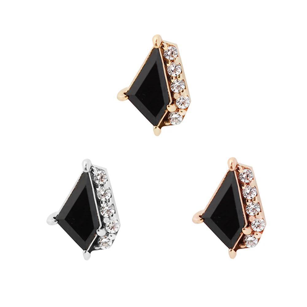 Buddha | 14k gold | Elevate | Black Spinel + CZ