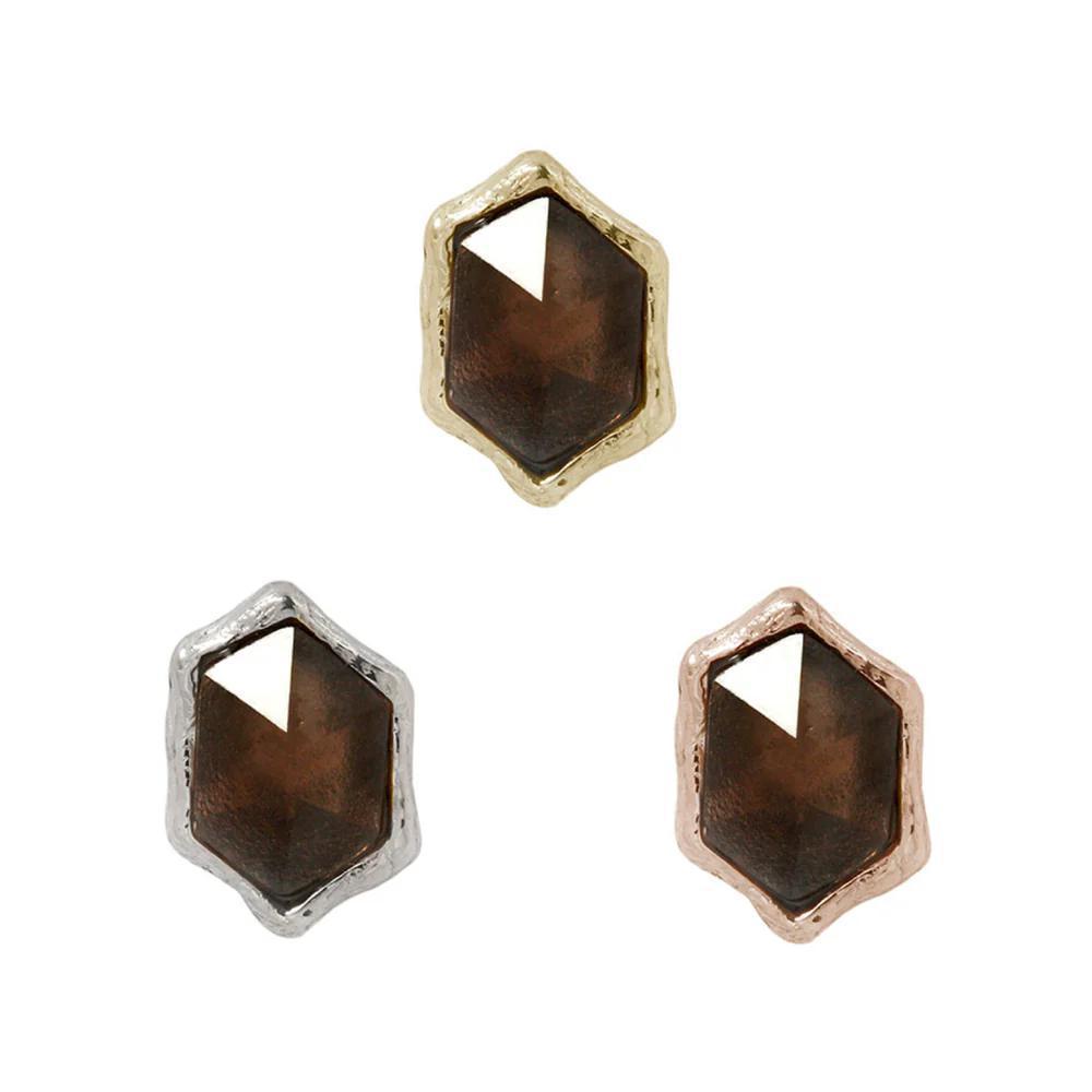 Buddha | 14k gold | Pump Up The Volume | Smoky Quartz