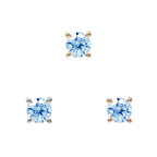Buddha | 14k gold | Prong | London Blue Topaz