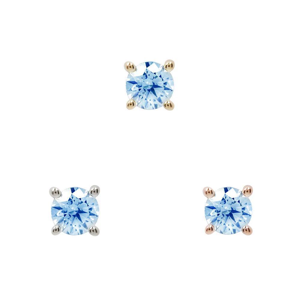 Buddha | 14k gold | Prong | London Blue Topaz