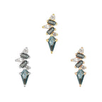 Buddha | 14k gold | Mixt | London Blue Topaz + White Topaz