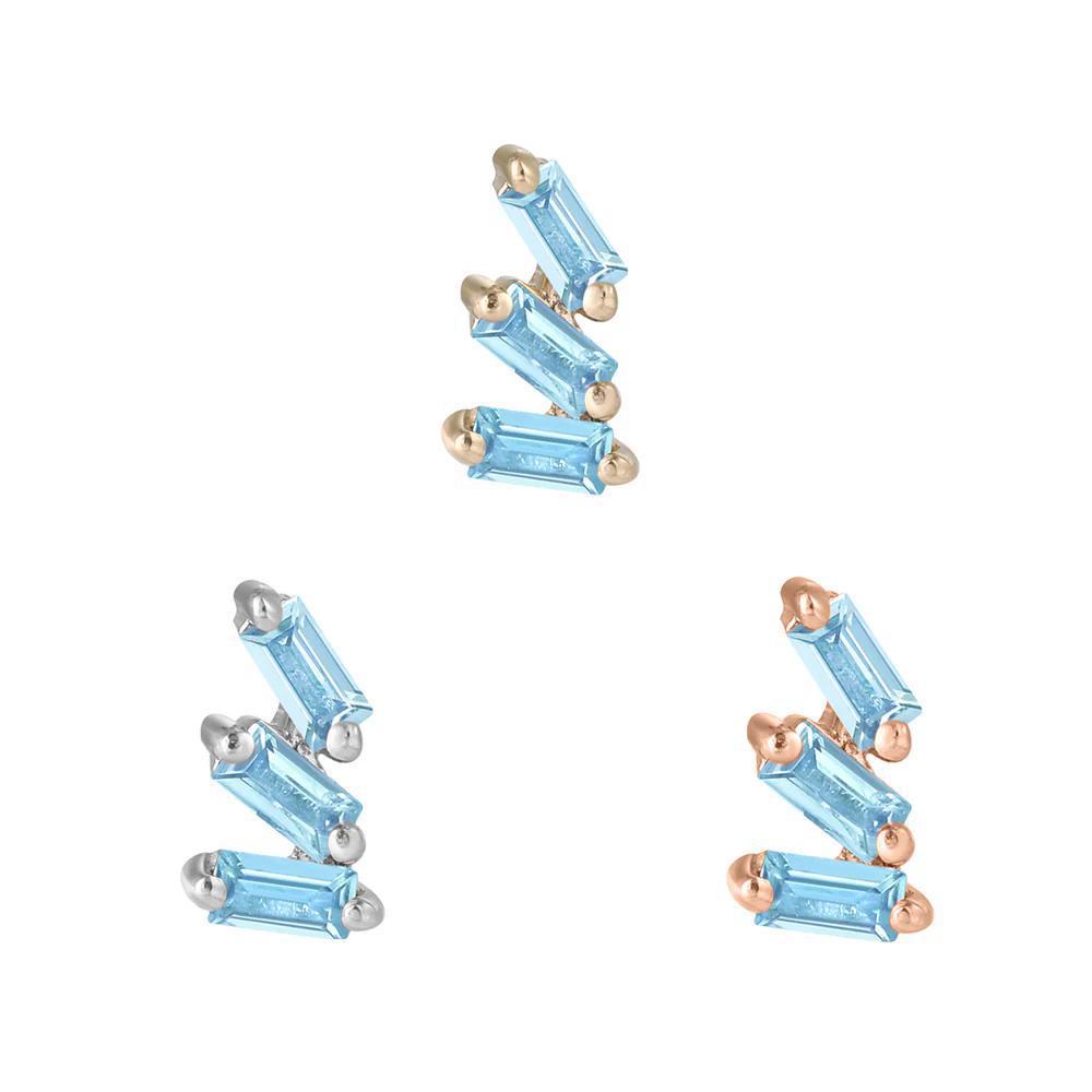 Buddha | 14k gold | Staxx | London Blue Topaz