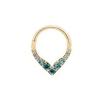 Buddha | 14k gold | Rise + Shine | London Blue Topaz Ombré