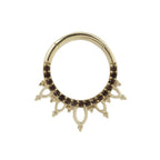 Buddha | 14k gold | Indra | Smoky Quartz