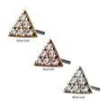 Invictus | 14k gold | Prong Clear Pave CZ Triangle