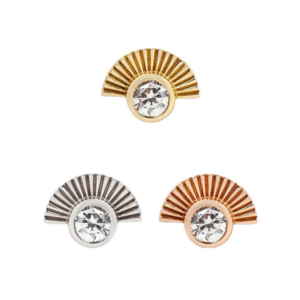 Buddha | 14k gold | Kahlo | White Diamond