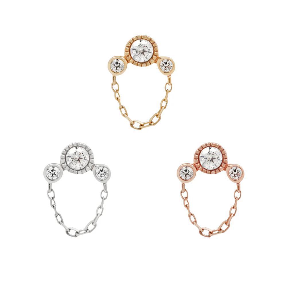 Buddha | 14k gold | Halston | White Diamond