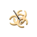 Invictus | 14k gold | Biohazard Symbol