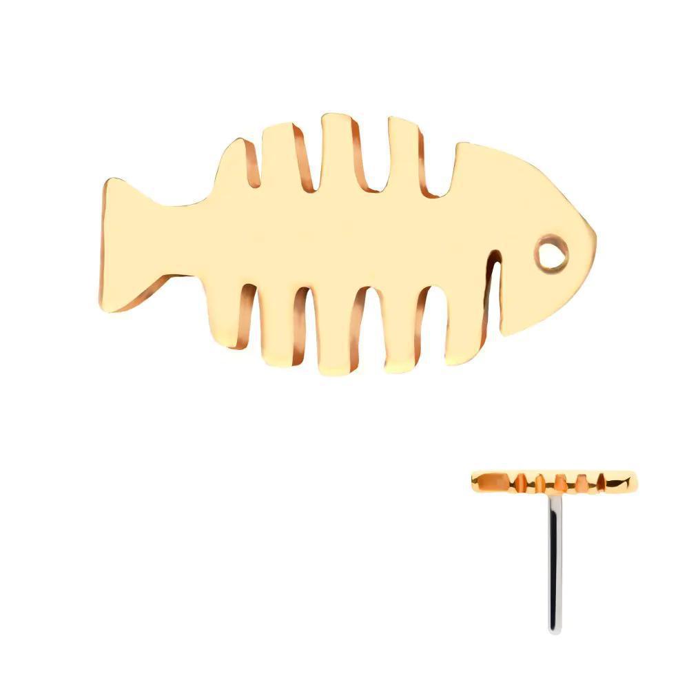 Invictus | 14k gold | Fishbone