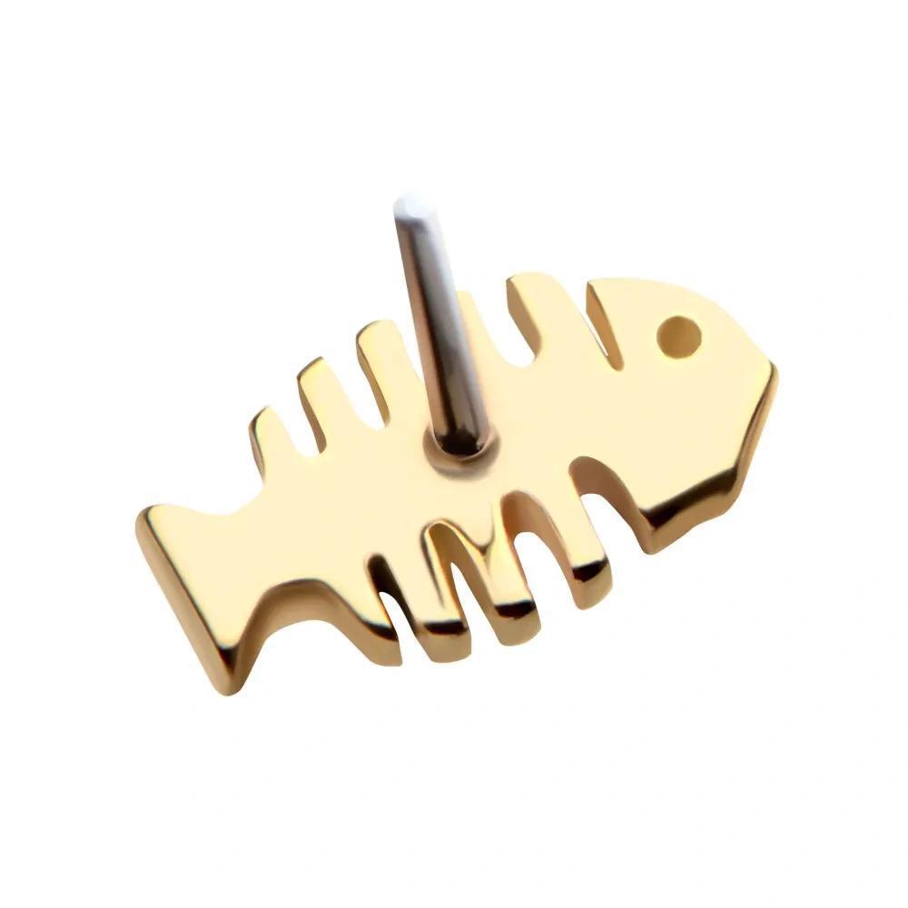 Invictus | 14k gold | Fishbone