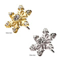 Invictus | 14k gold | Snowflake | CZ