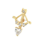 Invictus | 14k gold | Cupid's Bow | CZ