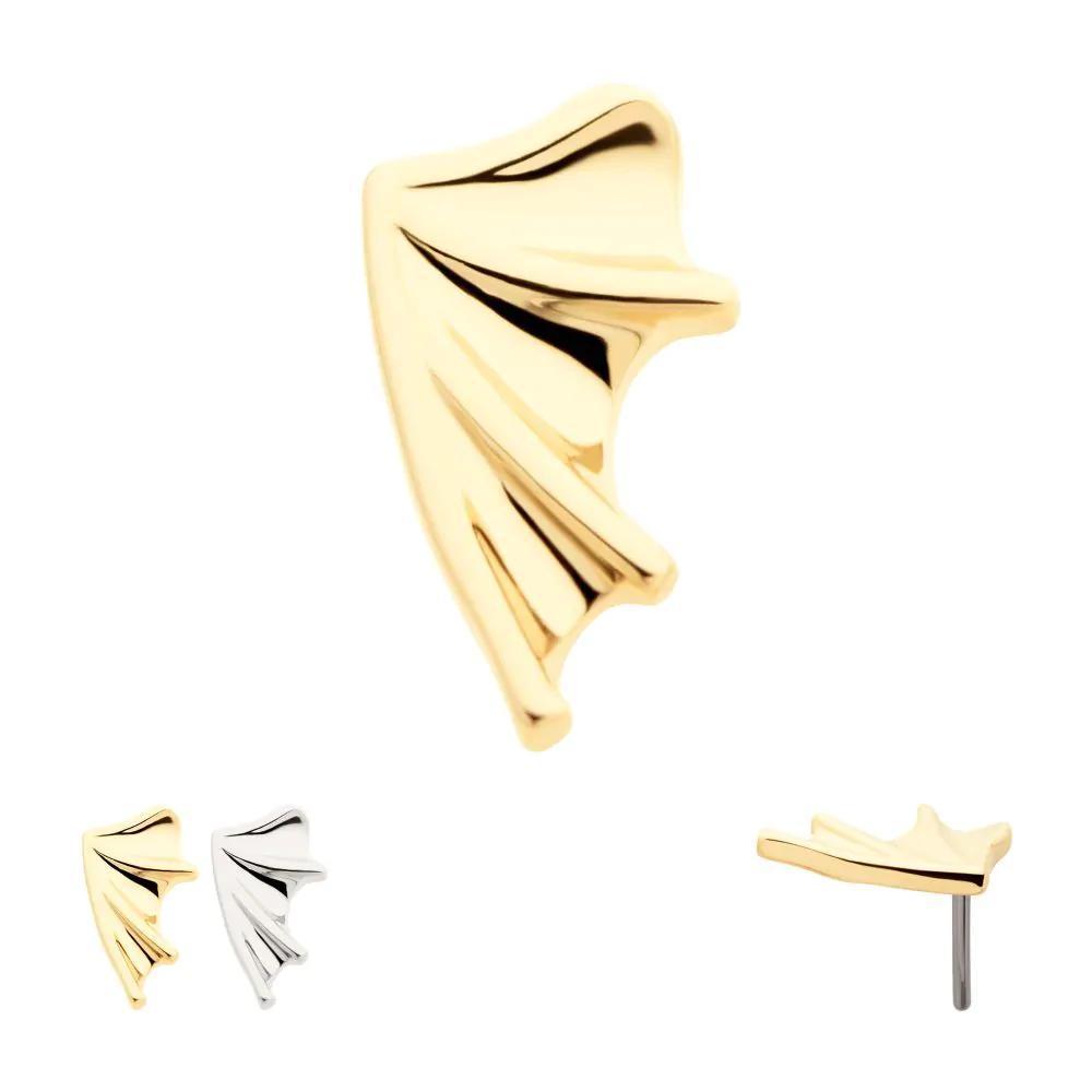 Invictus | 14k gold |Bat Wing Left