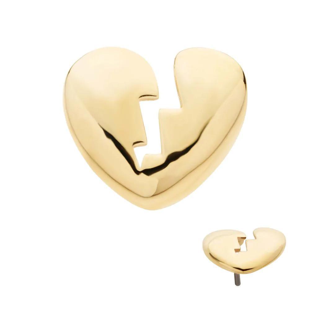 Invictus | 14k gold | Broken Heart