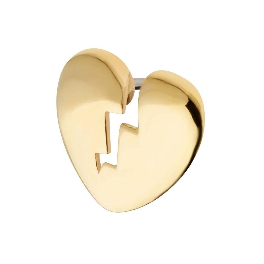 Invictus | 14k gold | Broken Heart