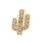 Invictus | 14k gold | Cactus | CZ