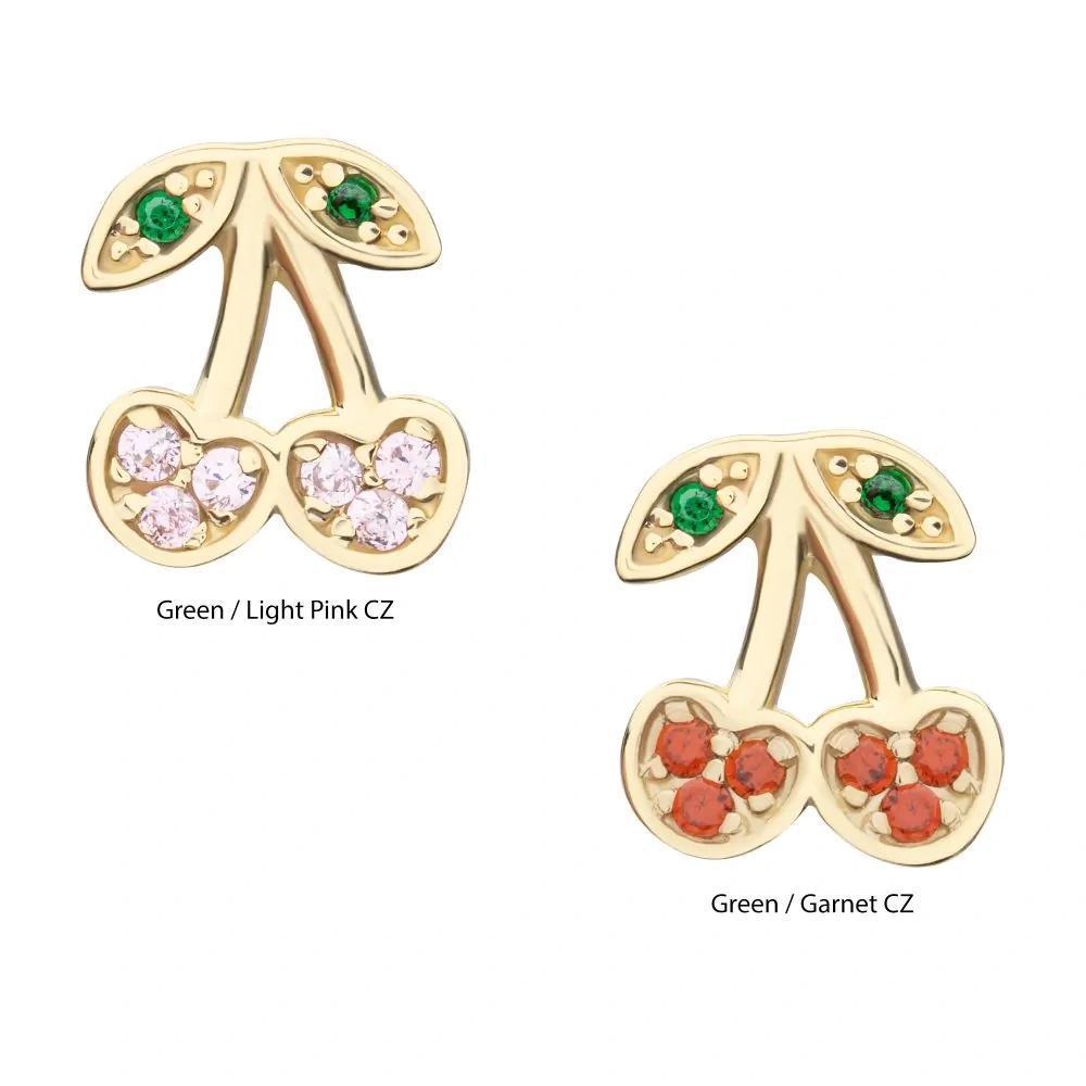 Invictus | 14k gold | Cherries | CZ