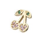 Invictus | 14k gold | Cherries | CZ