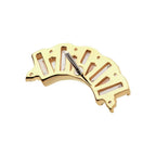 Invictus | 14k gold | 5-cluster Baguette | CZ