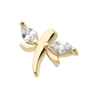 Invictus | 14k gold | Marquise Dragonfly | CZ