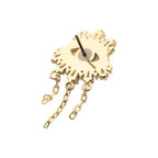 Invictus | 14k gold | Evil Eye with Triple Chain | CZ and Opal