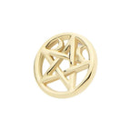 Invictus | 14k gold | Moon Pentacle