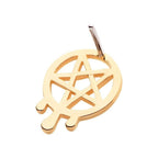 Invictus | 14k gold | Dripping Pentagram