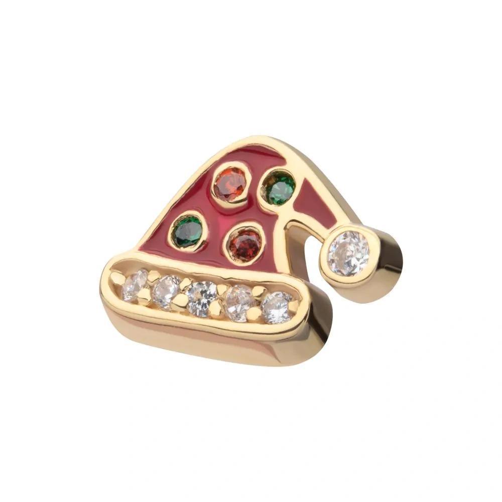 Invictus | 14k gold | Santa Hat | CZ