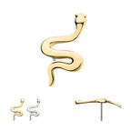 Invictus | 14k gold | Simple Snake