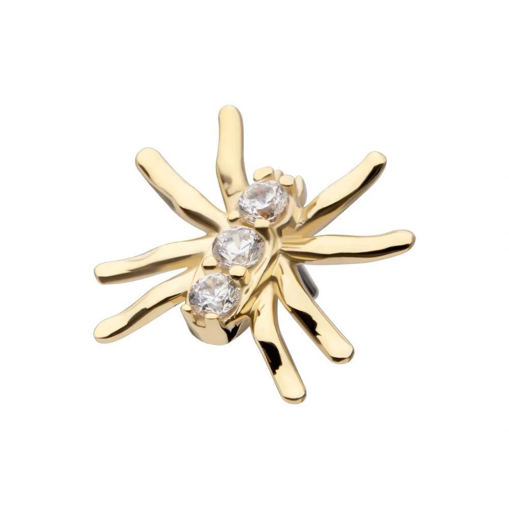 Invictus | 14k gold | Prong Set Spider | CZ