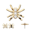 Invictus | 14k gold | Prong Set Spider | CZ